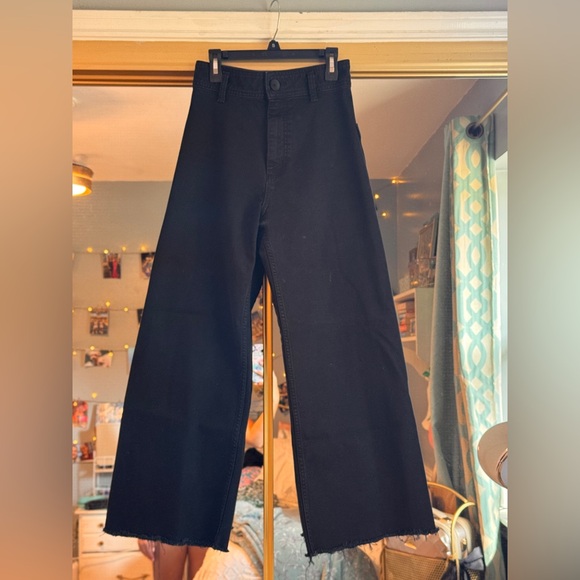 ZARA HIGH-WAISTED ZW SAILOR STRAIGHT JEANS - Picture 2 of 5
